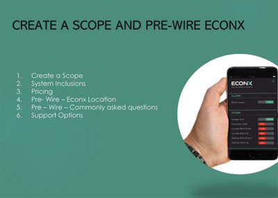 Create Scope – Pre Wire